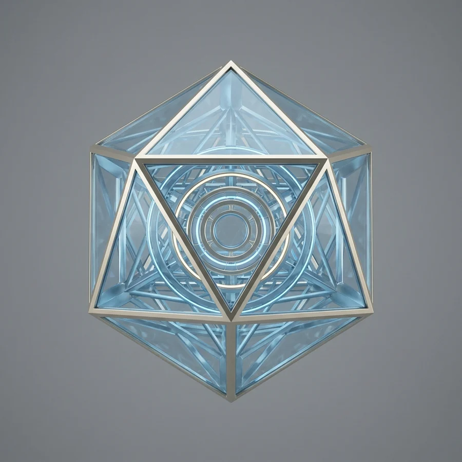 The REPLICA XR core — a faceted holographic crystal